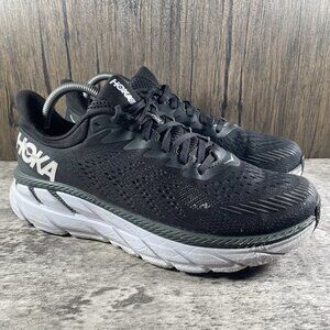 Hoka One One Clifton 7 Women's Size 10 Running Gym Exercise Shoes 1110509 BWHT
